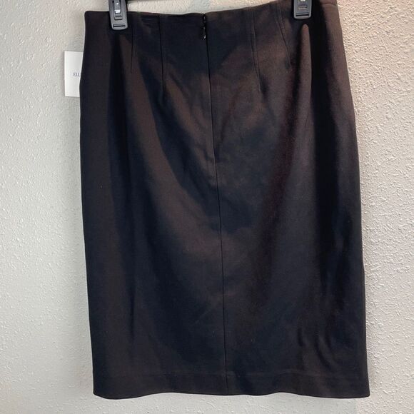 NWT Ellen Tracy Black Floral Skirt Size 10 - Picture 5 of 9